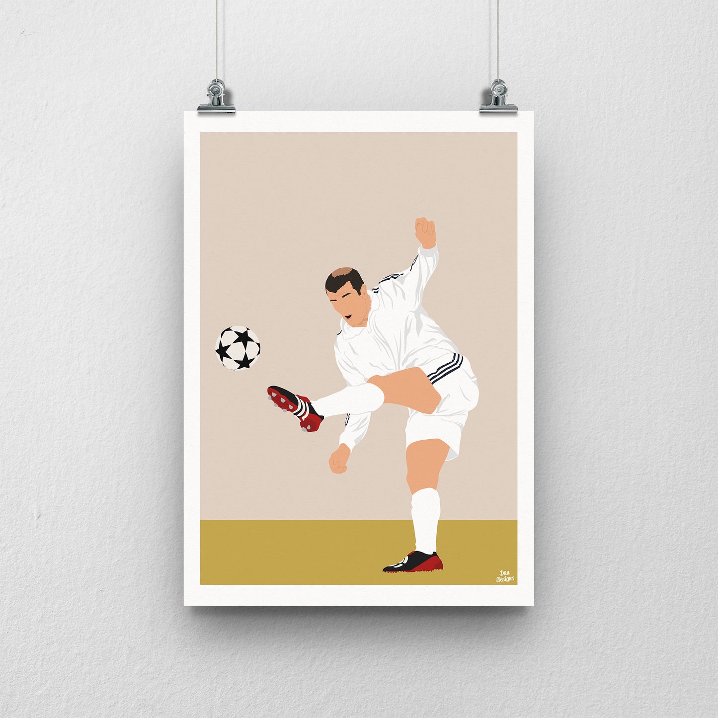 Zinedine Zidane Print