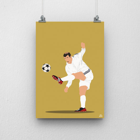 Zinedine Zidane Print – Football Artwork