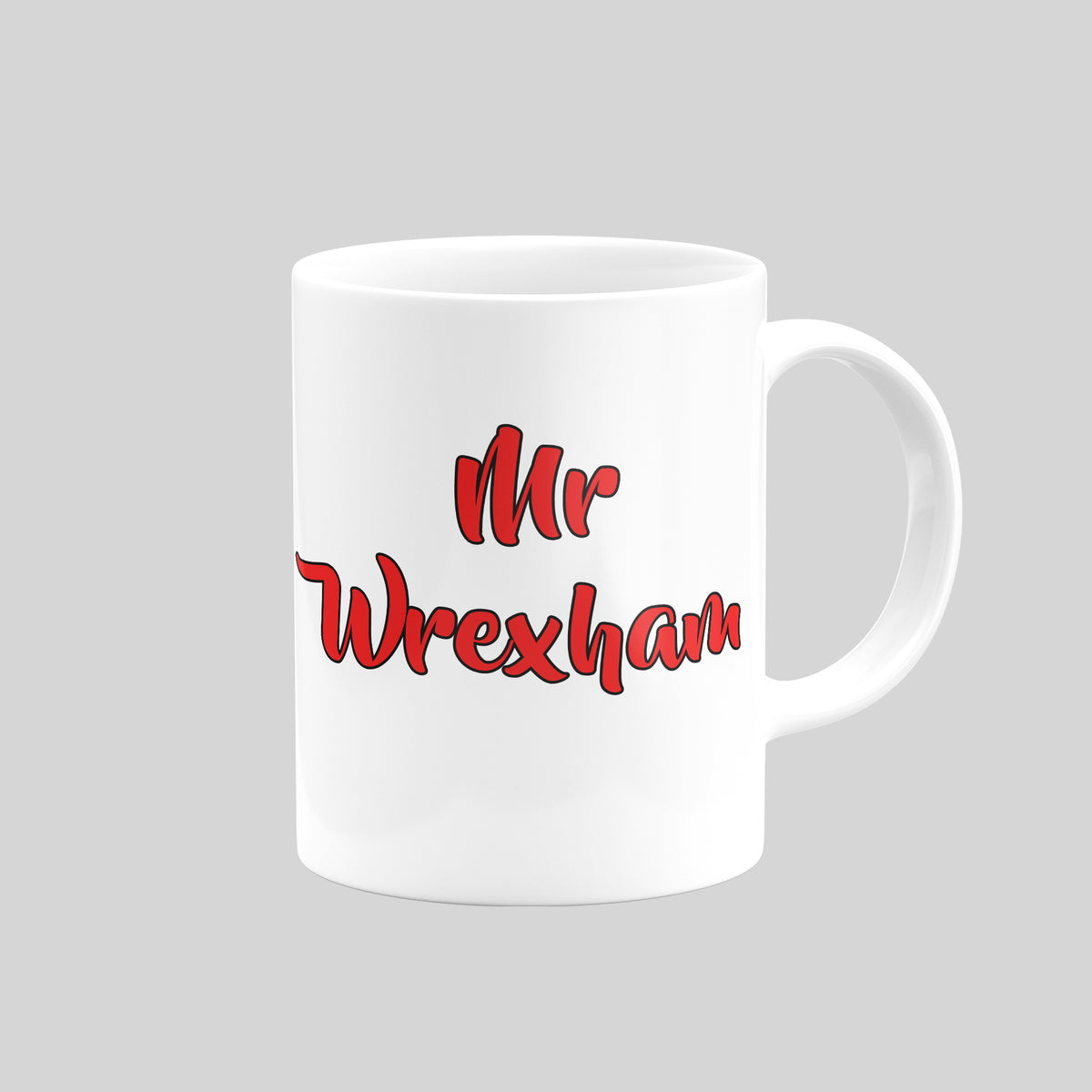 Joey Jones Wrexham mug – Mr Wrexham reverse lettering