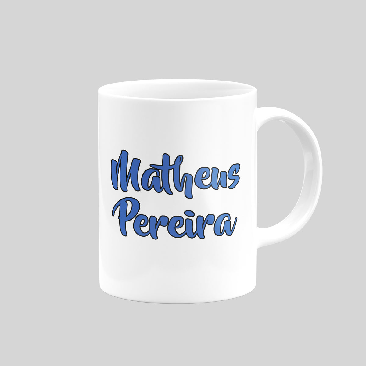 Reverse of Matheus Pereira West Brom mug showing his name