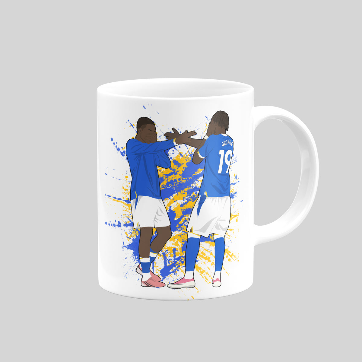 Thierno Barry & Tyrique George Everton mug – reverse design
