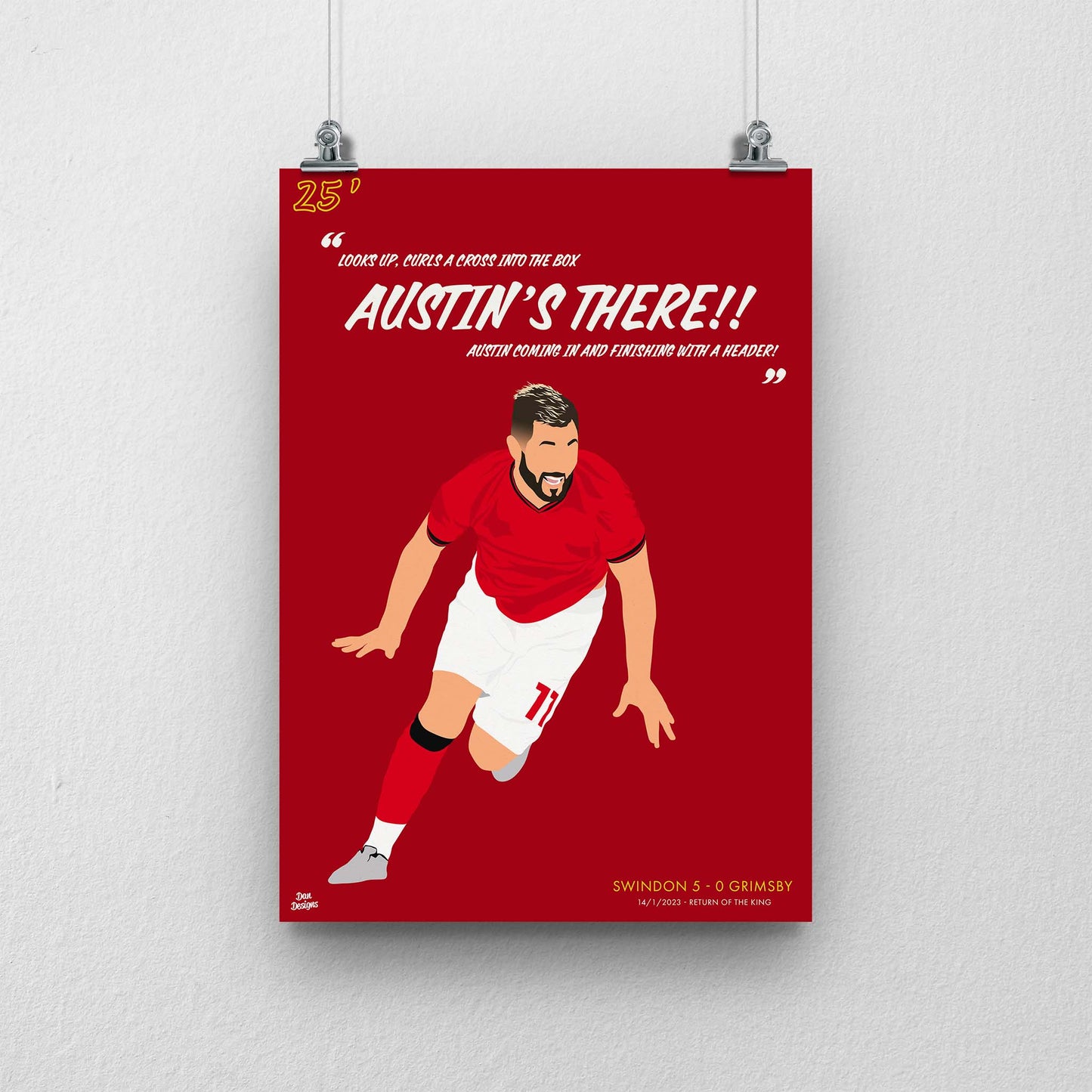 Special Charlie Austin Print