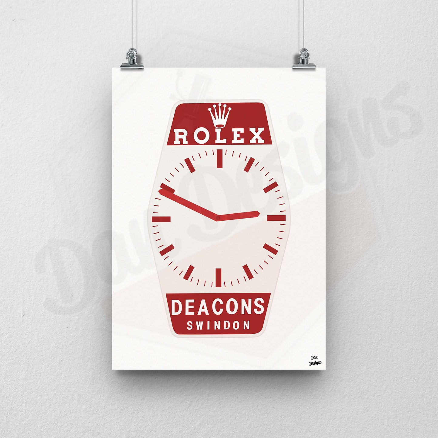 Stratton Bank Clock Print.