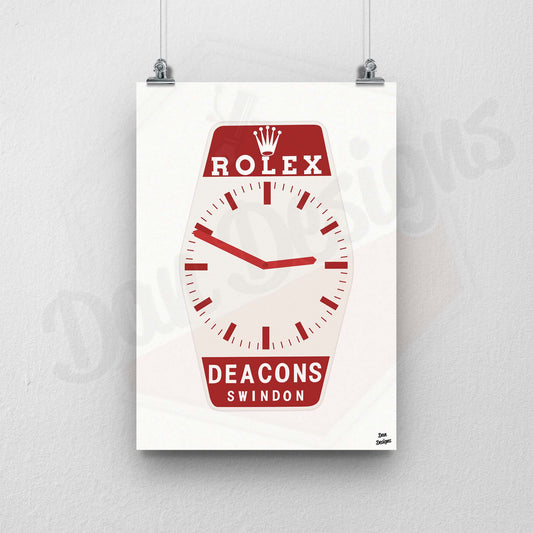 Stratton Bank Clock Print.