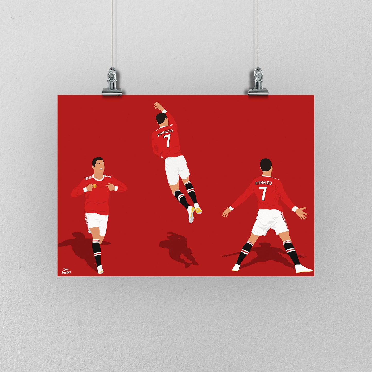 Cristiano Ronaldo Celebration Print