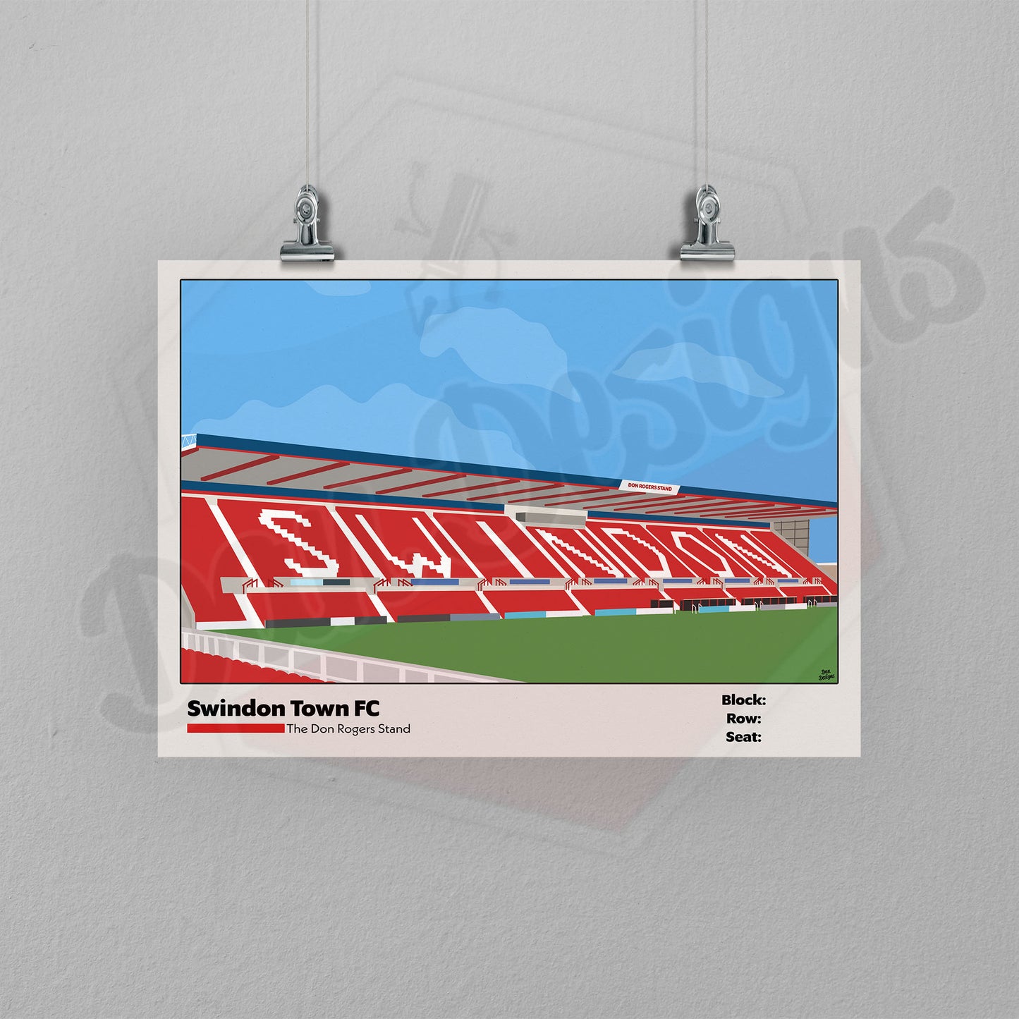 Custom Don Rogers Stand Print