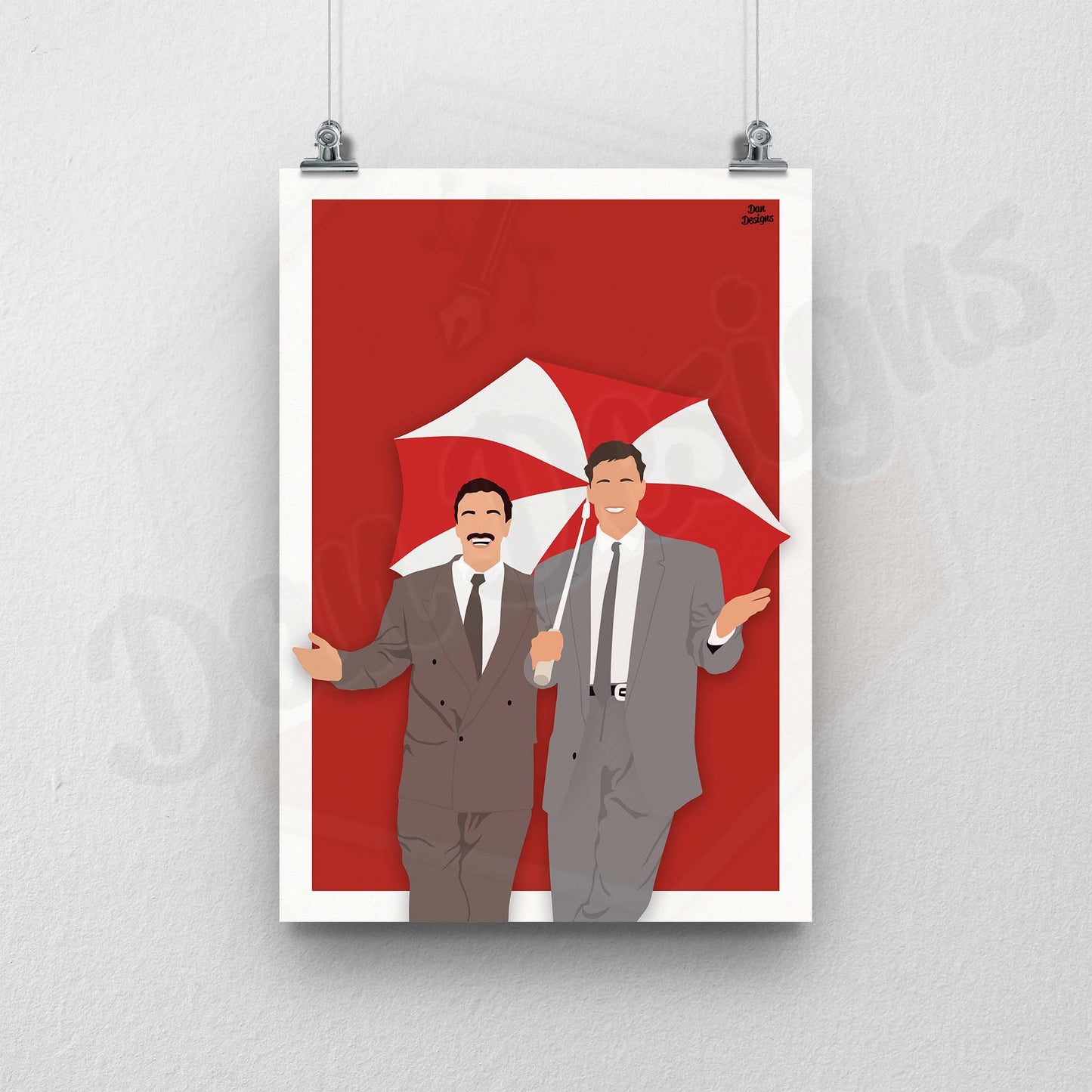 Hoddle & Gorman Print.