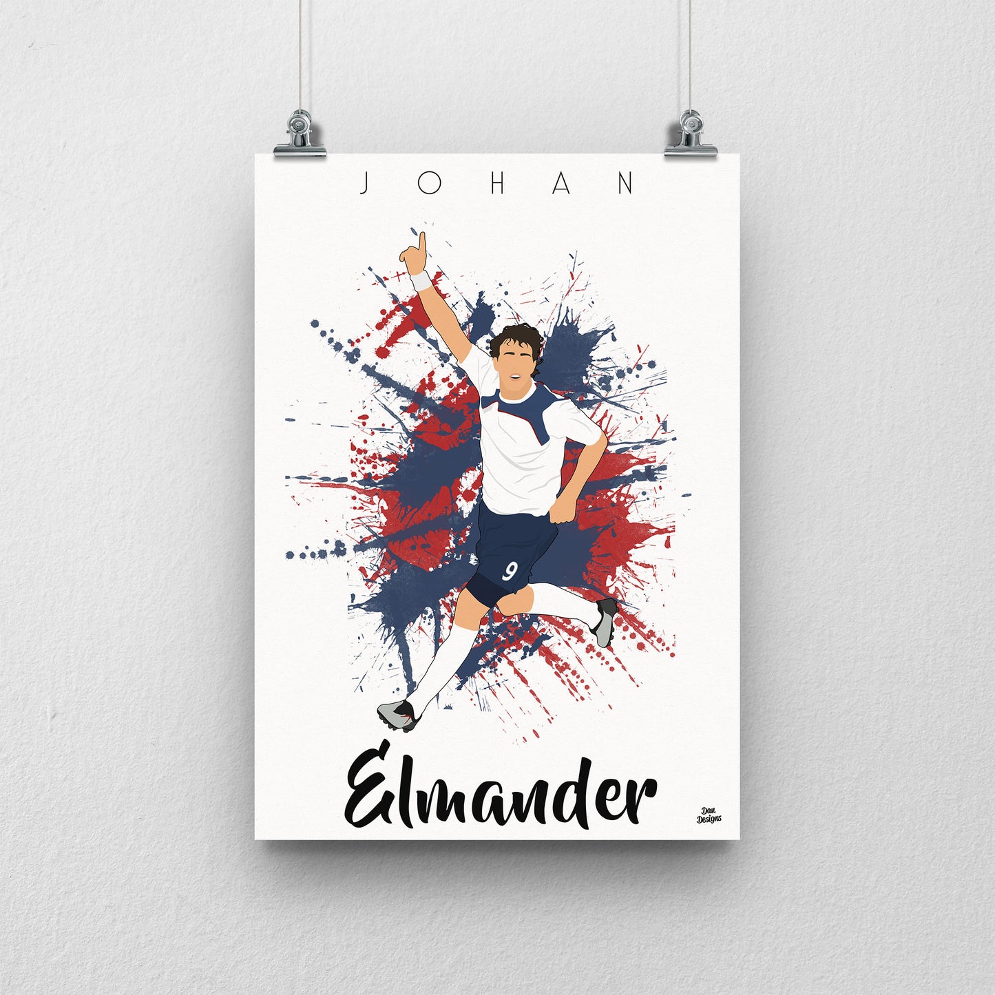 Johan Elmander Print