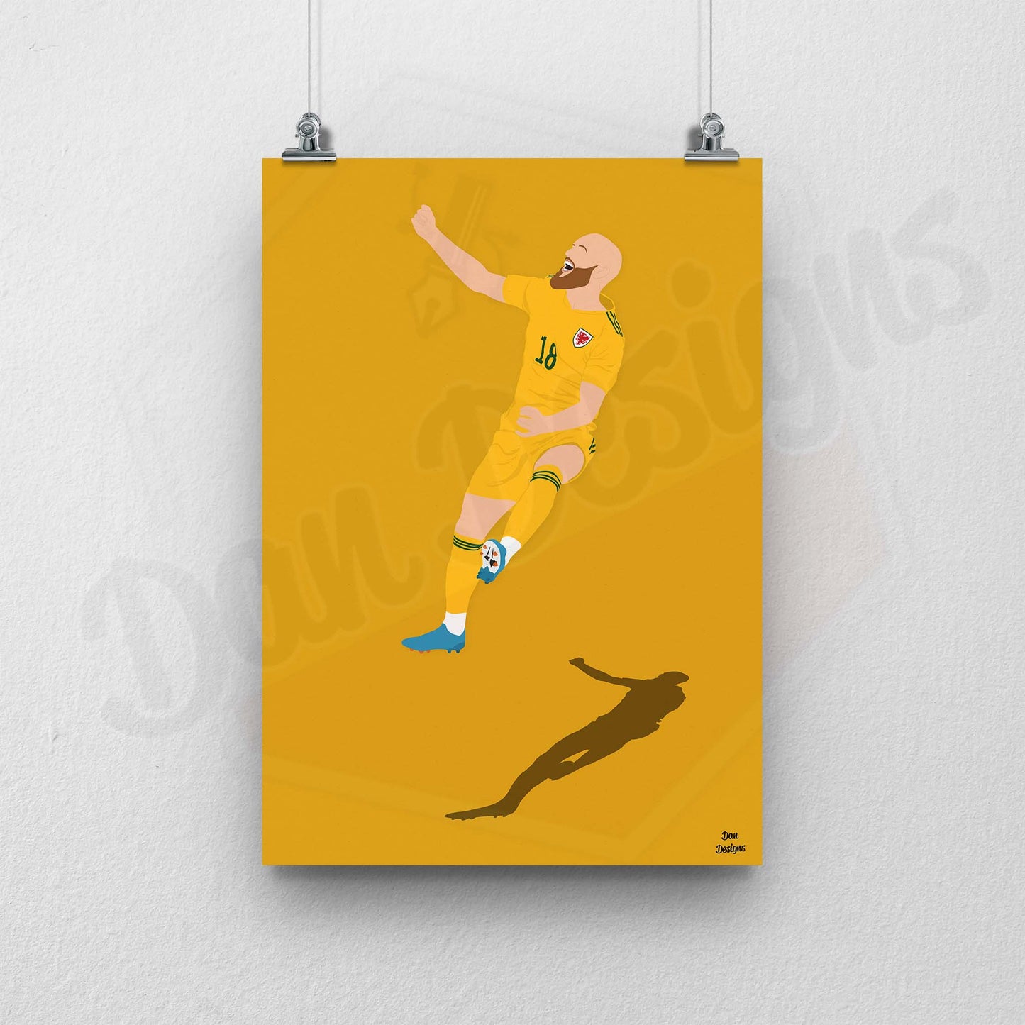 Jonny Williams Wales Print