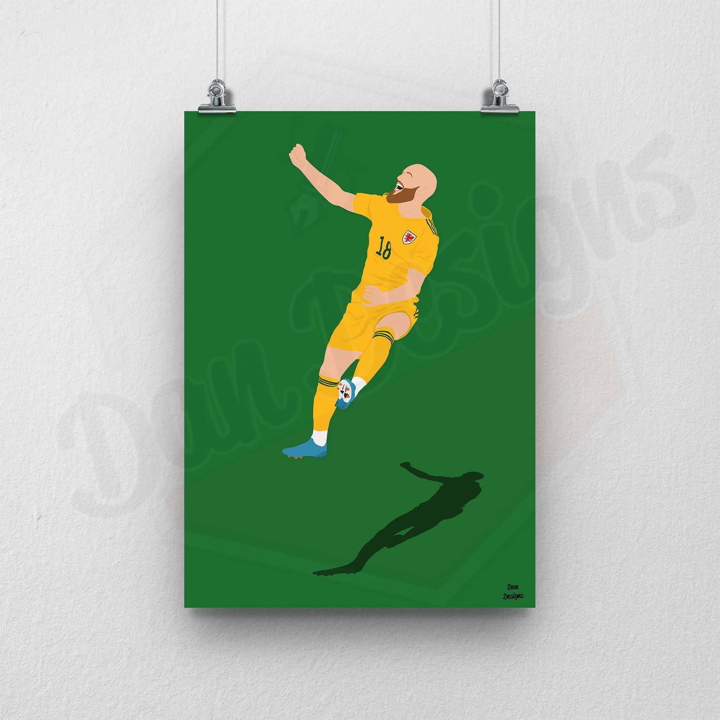 Jonny Williams Wales Print