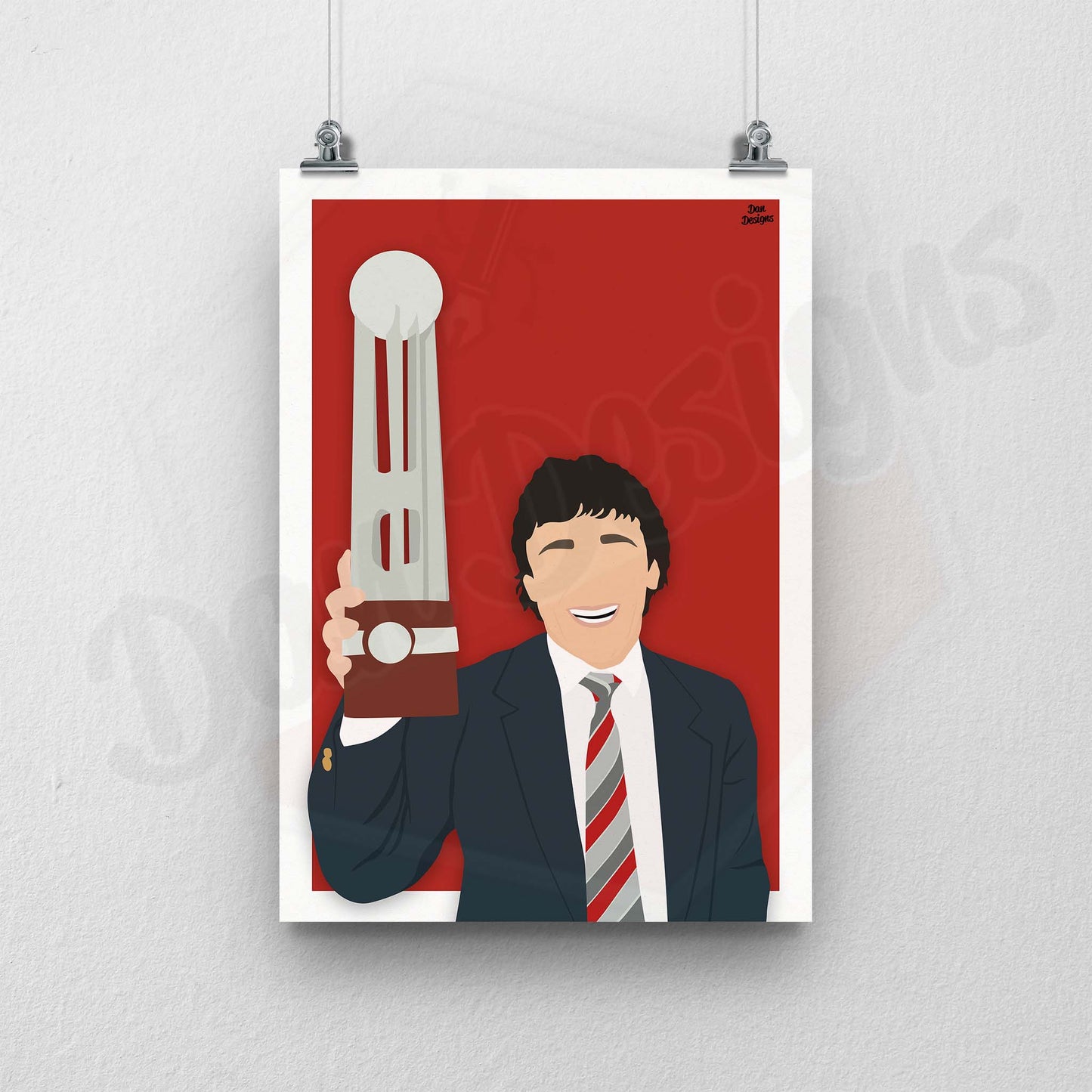 Lou Macari Print.