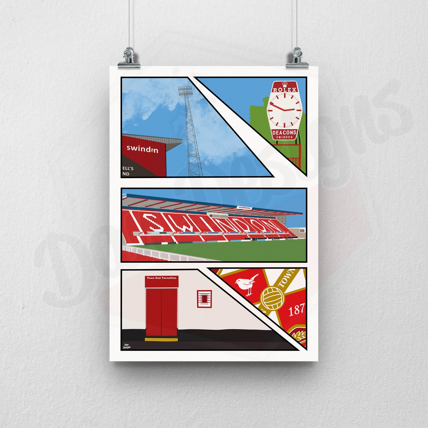 Iconic County Ground Print.