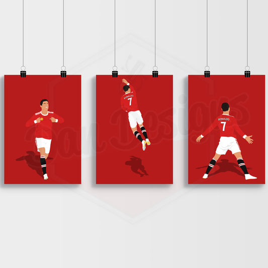 Cristiano Ronaldo Celebration Print