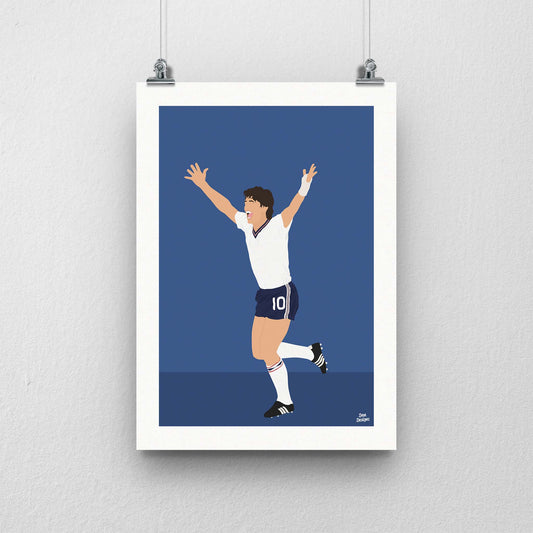 Gary Lineker England Print – Football Artwork