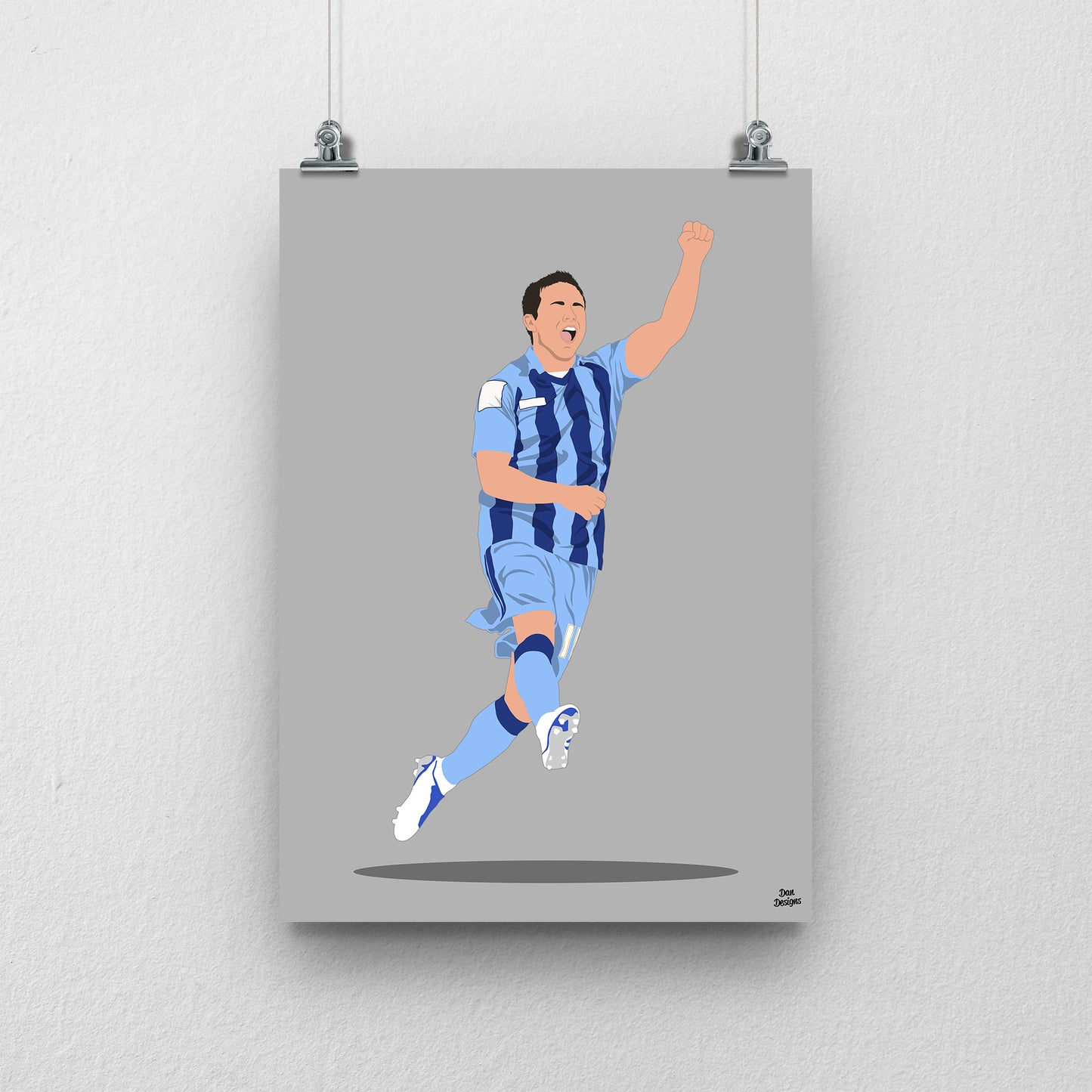 Alan Judge Notts County Print – Football Artwork