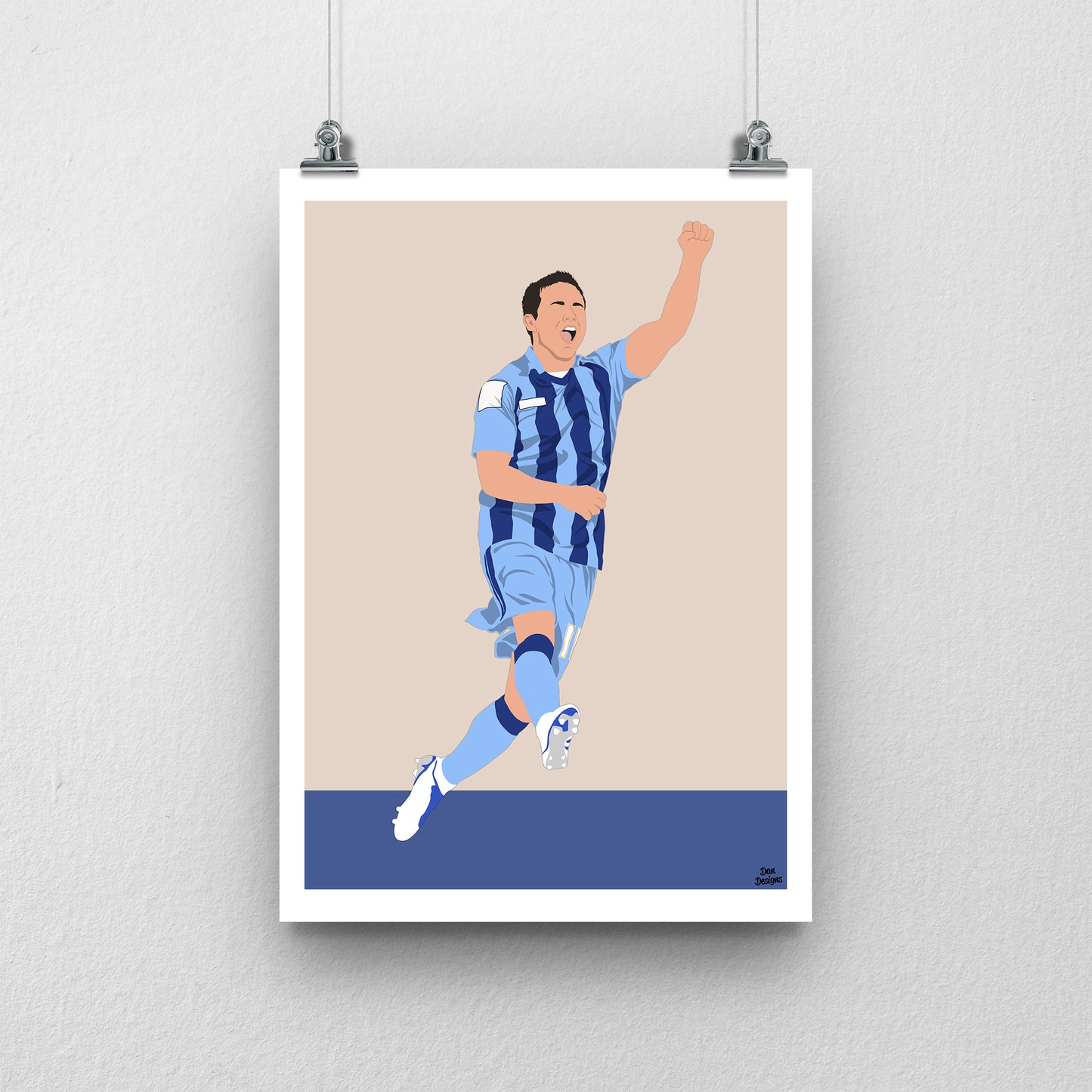 Alan Judge Notts County Print – Football Artwork