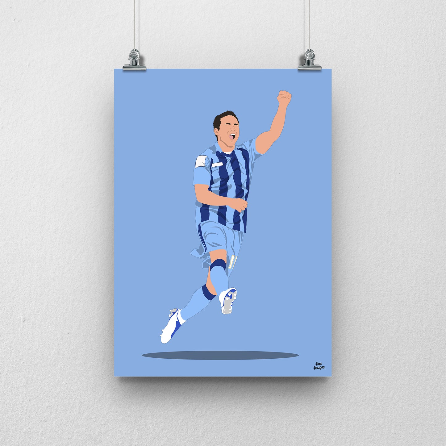 Alan Judge Notts County Print – Football Artwork