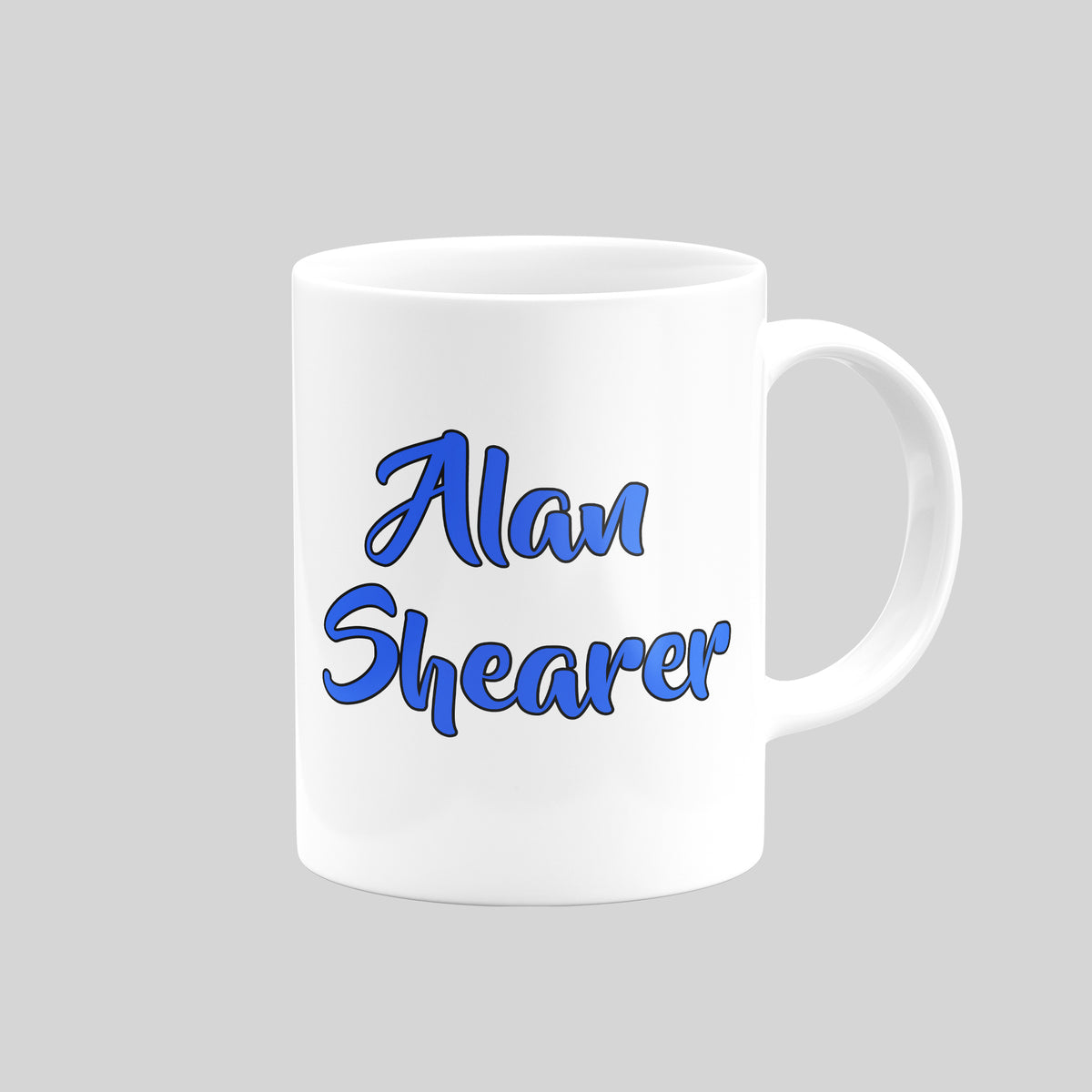 Alan Shearer Blackburn Rovers mug – reverse design