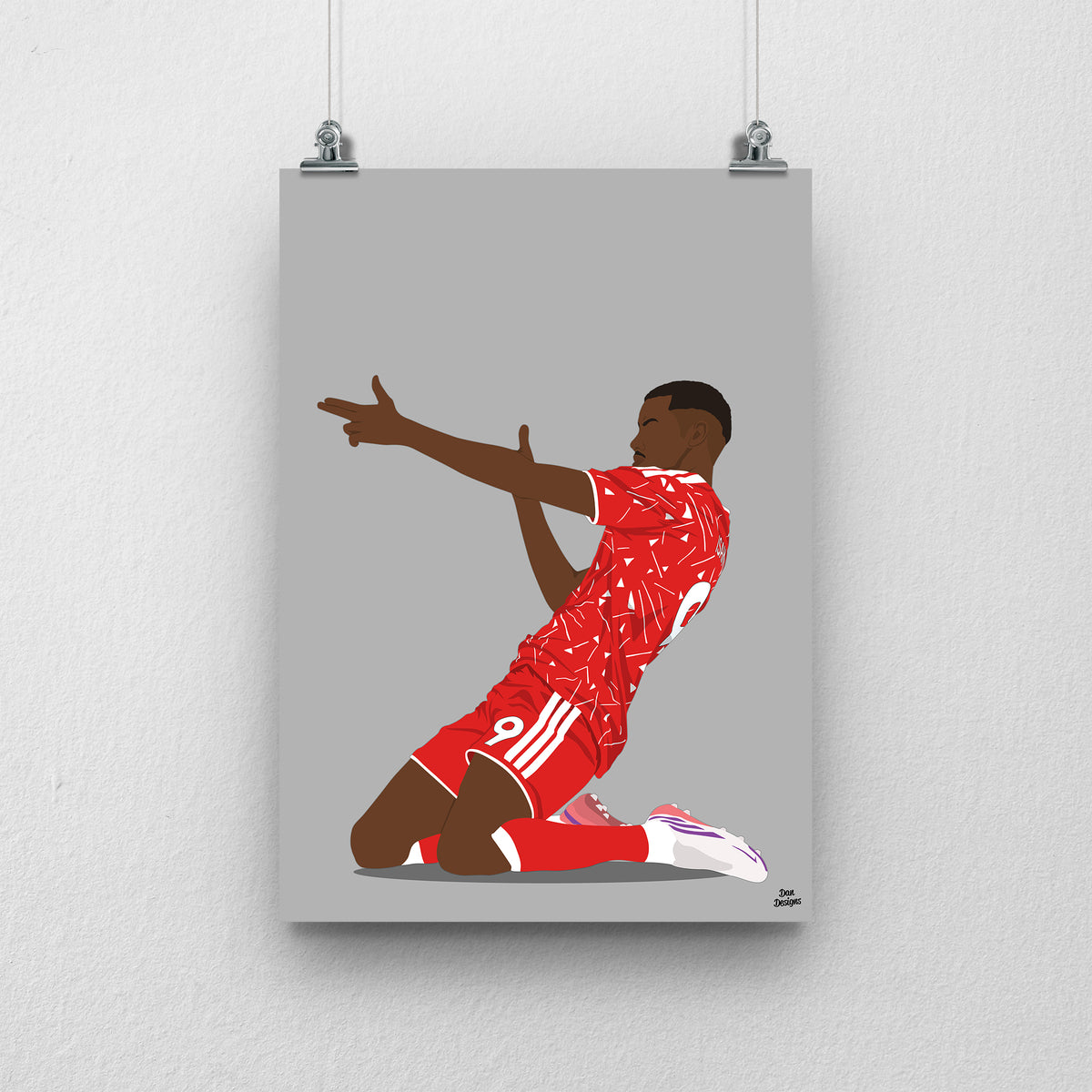 Alexander Isak Print - Liverpool Football Poster