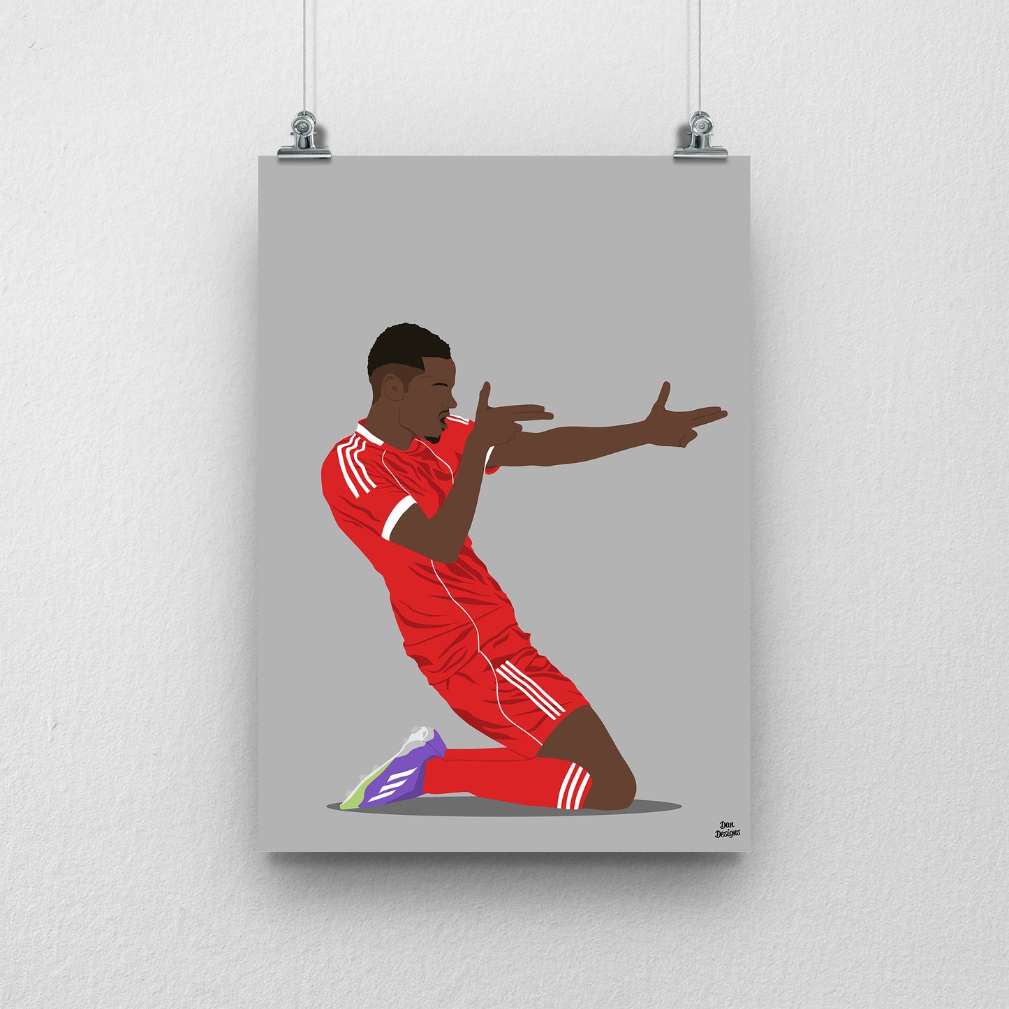 Alexander Isak Print | Liverpool Football Poster