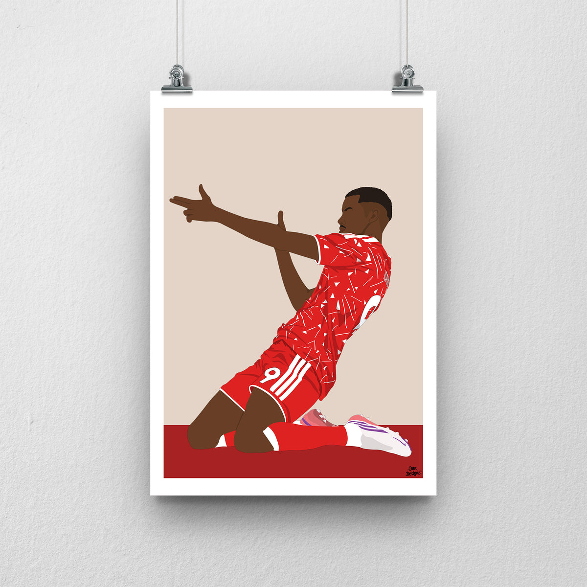 Alexander Isak Print - Liverpool Football Poster