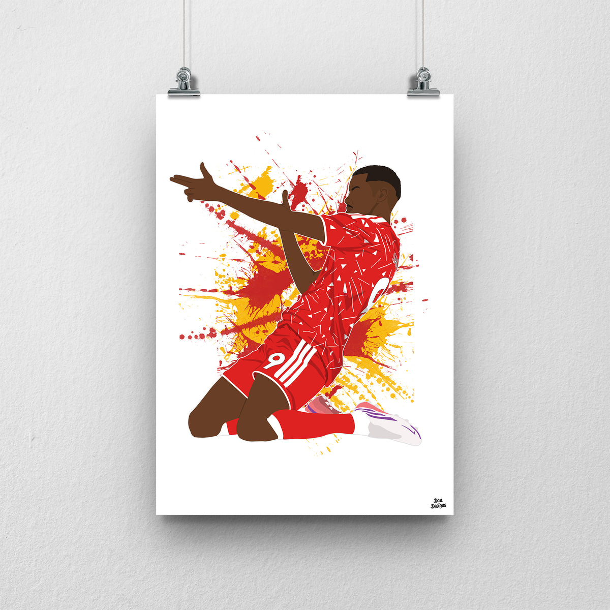 Alexander Isak Print - Liverpool Football Poster