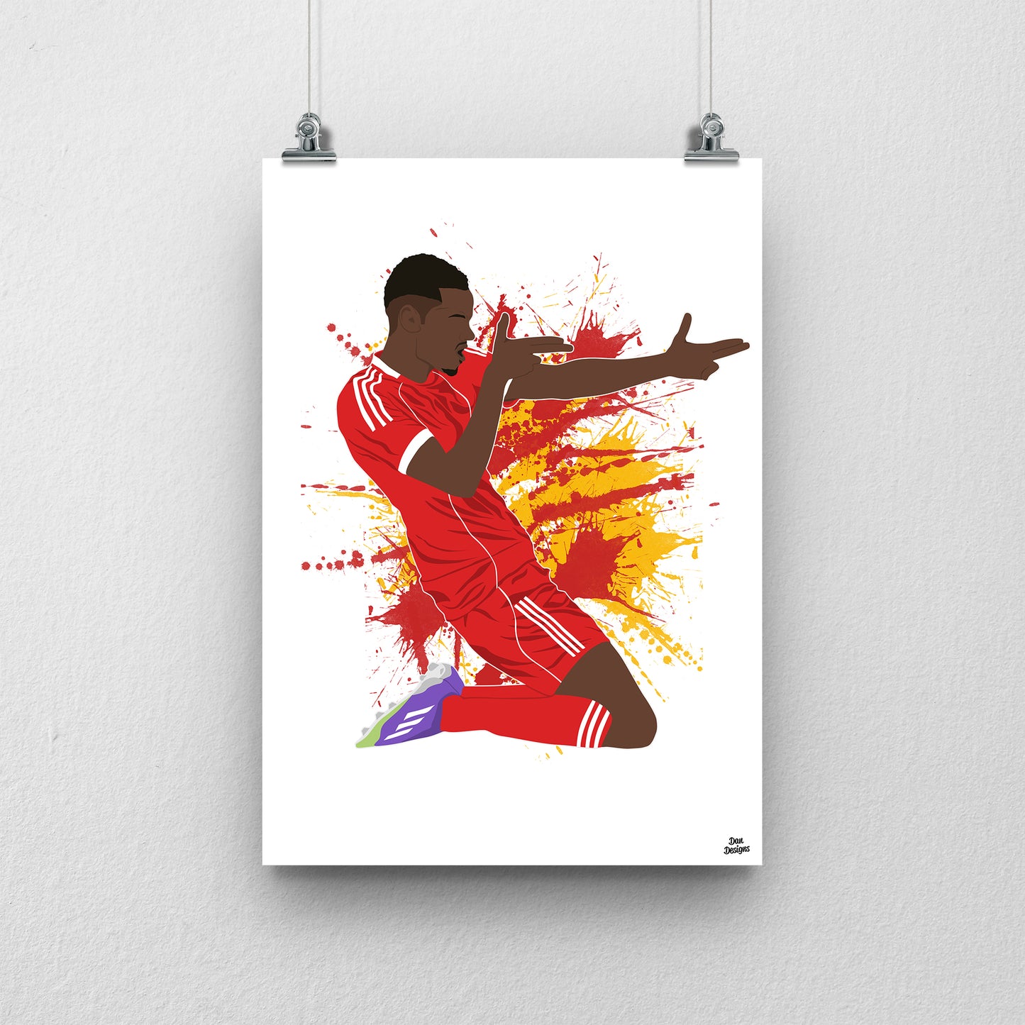 Alexander Isak Print | Liverpool Football Poster