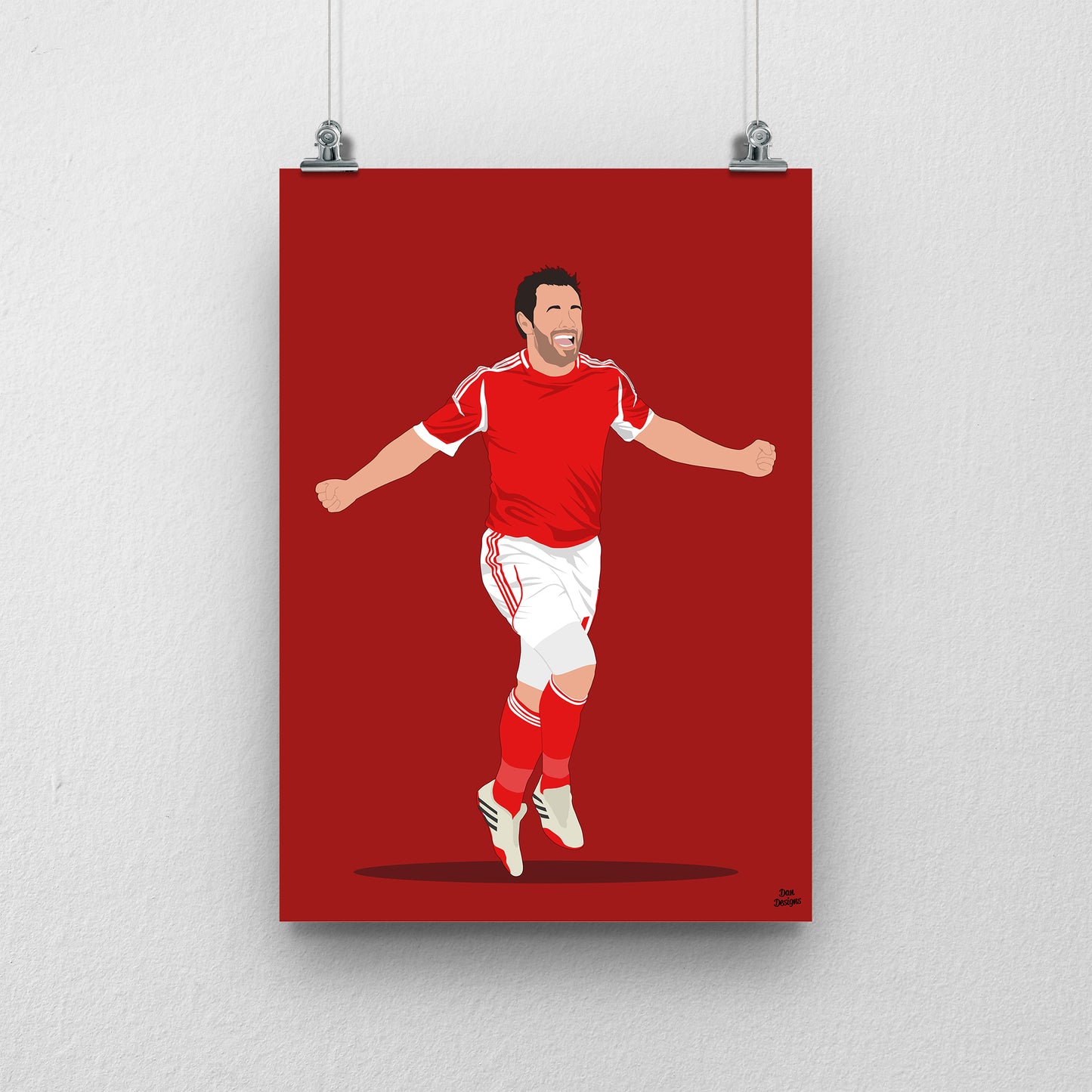 Andy Reid Nottingham Forest Print – Football Artwork