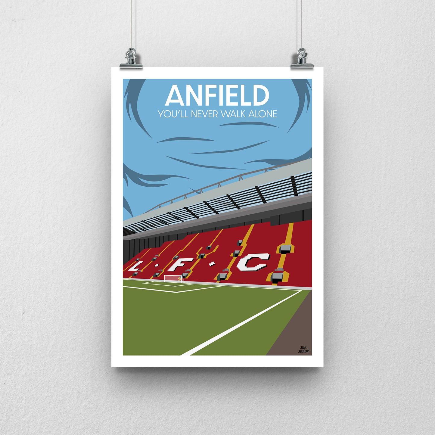 Anfield Print – Liverpool Stadium Artwork