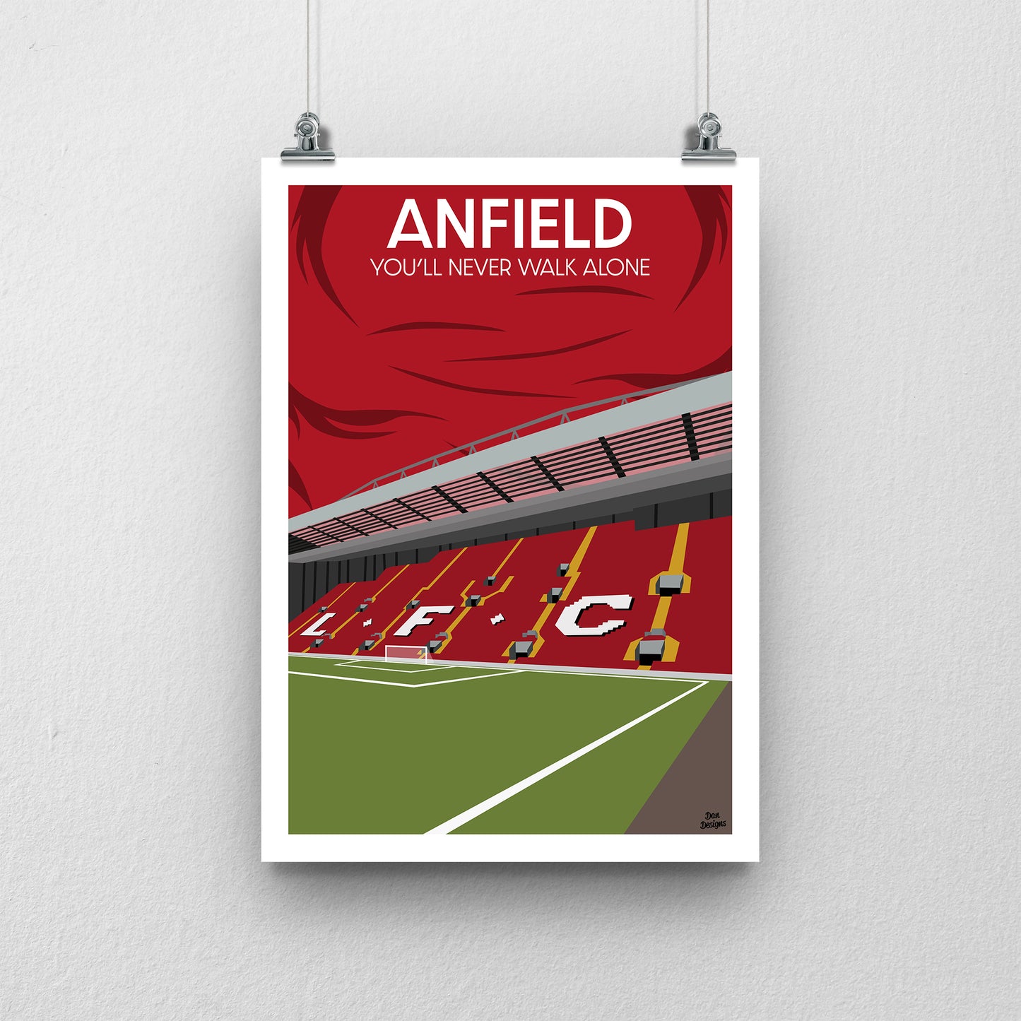 Anfield Print – Liverpool Stadium Artwork