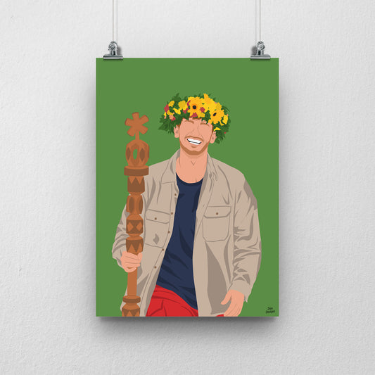 Angry Ginge King of the Jungle print - I'm A Celebrity 2025 Winner