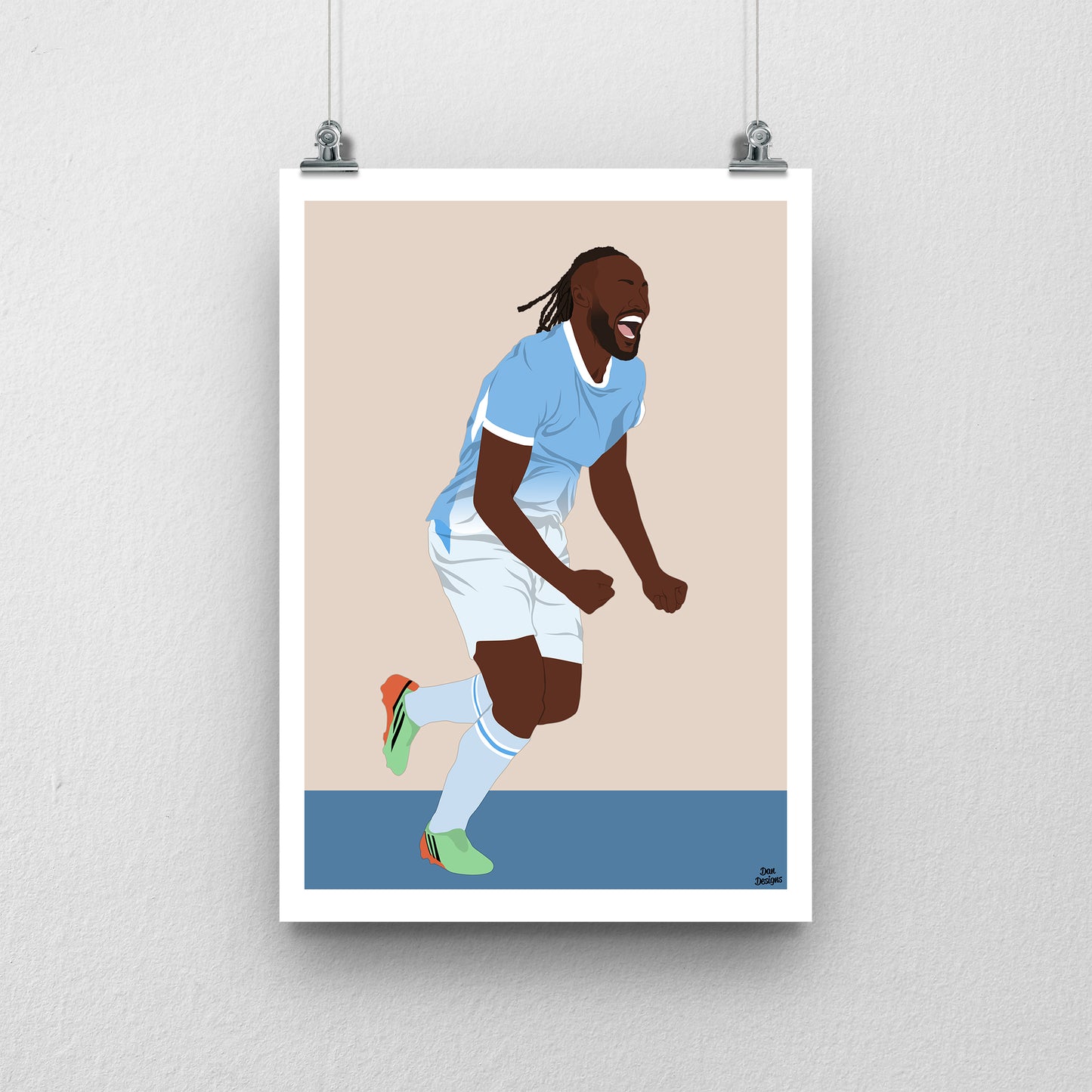 Antoine Semenyo Manchester City Print – Football Artwork