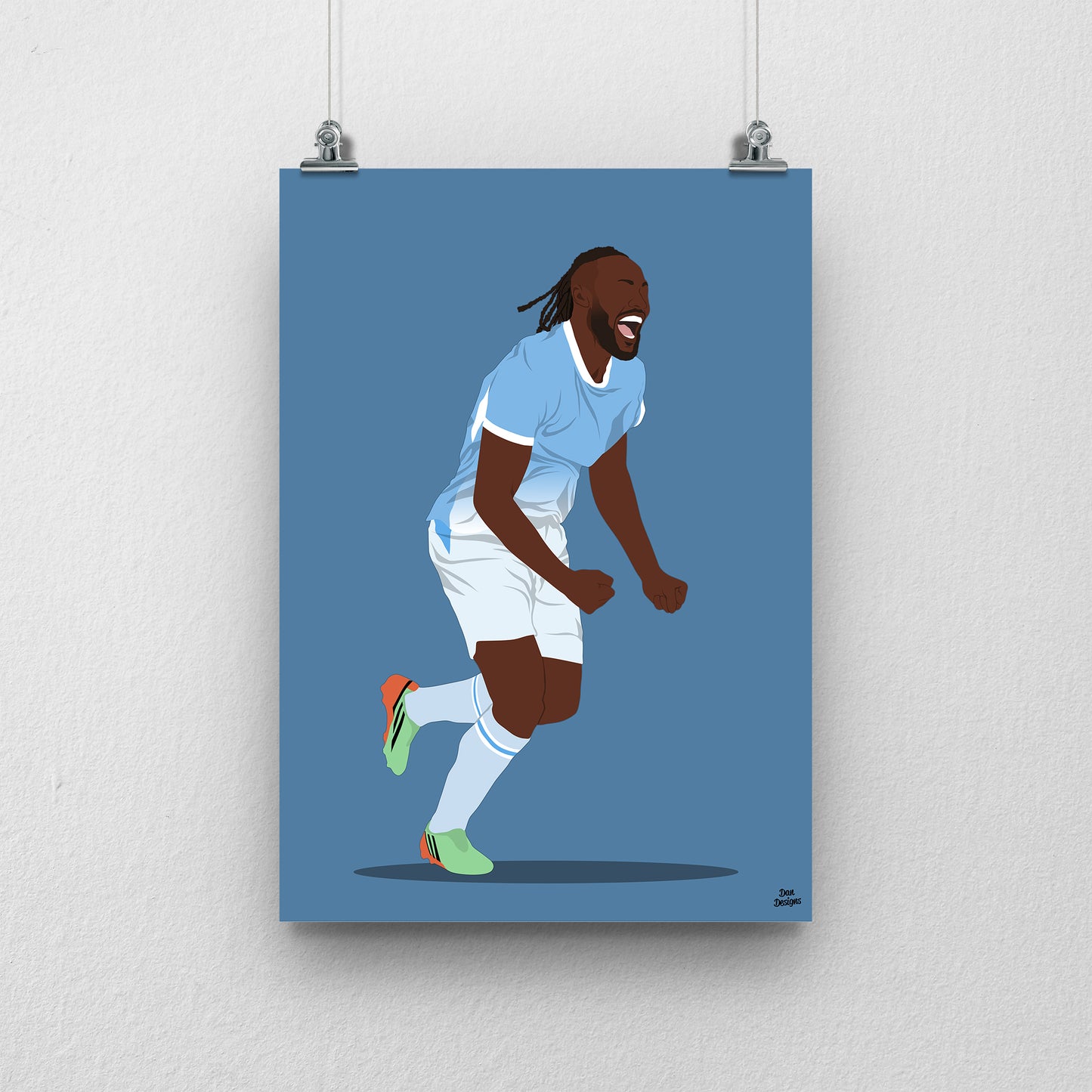 Antoine Semenyo Manchester City Print – Football Artwork
