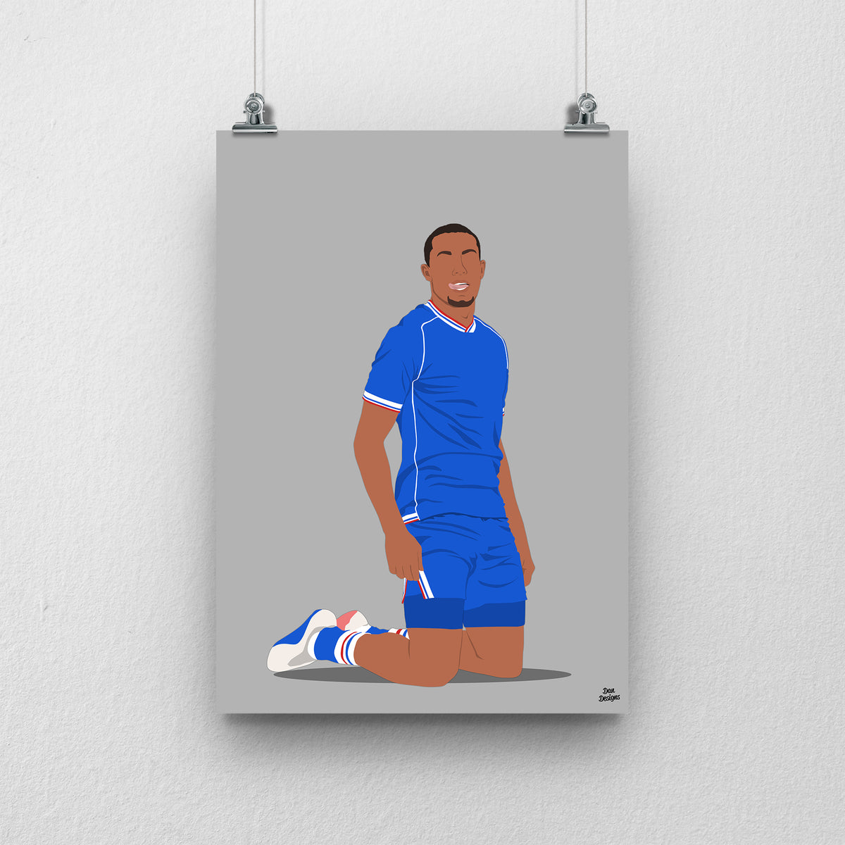 Miguel Azeez Carlisle United Print – Official Artwork