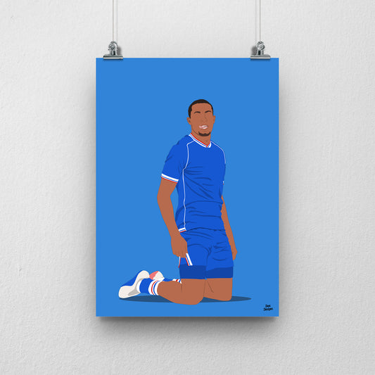 Miguel Azeez Carlisle United Print – Official Artwork