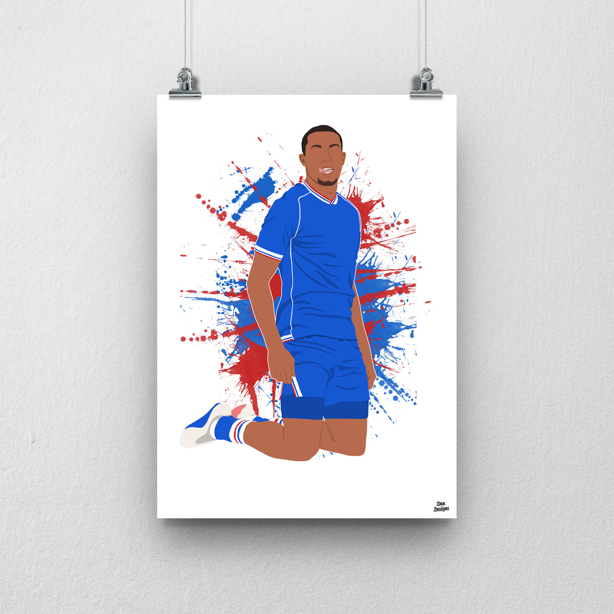 Miguel Azeez Carlisle United Print – Official Artwork