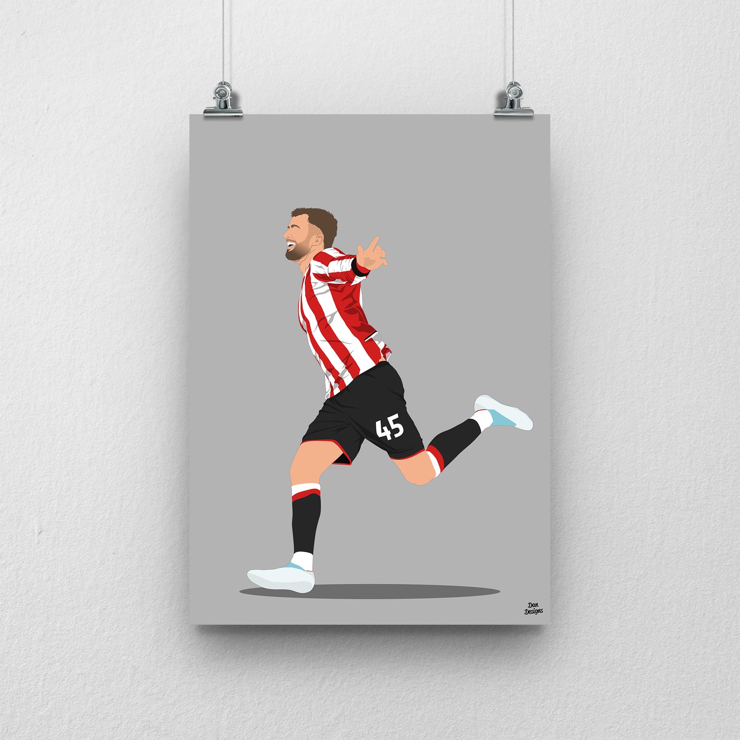 Patrick Bamford Print – Sheffield United Football Artwork