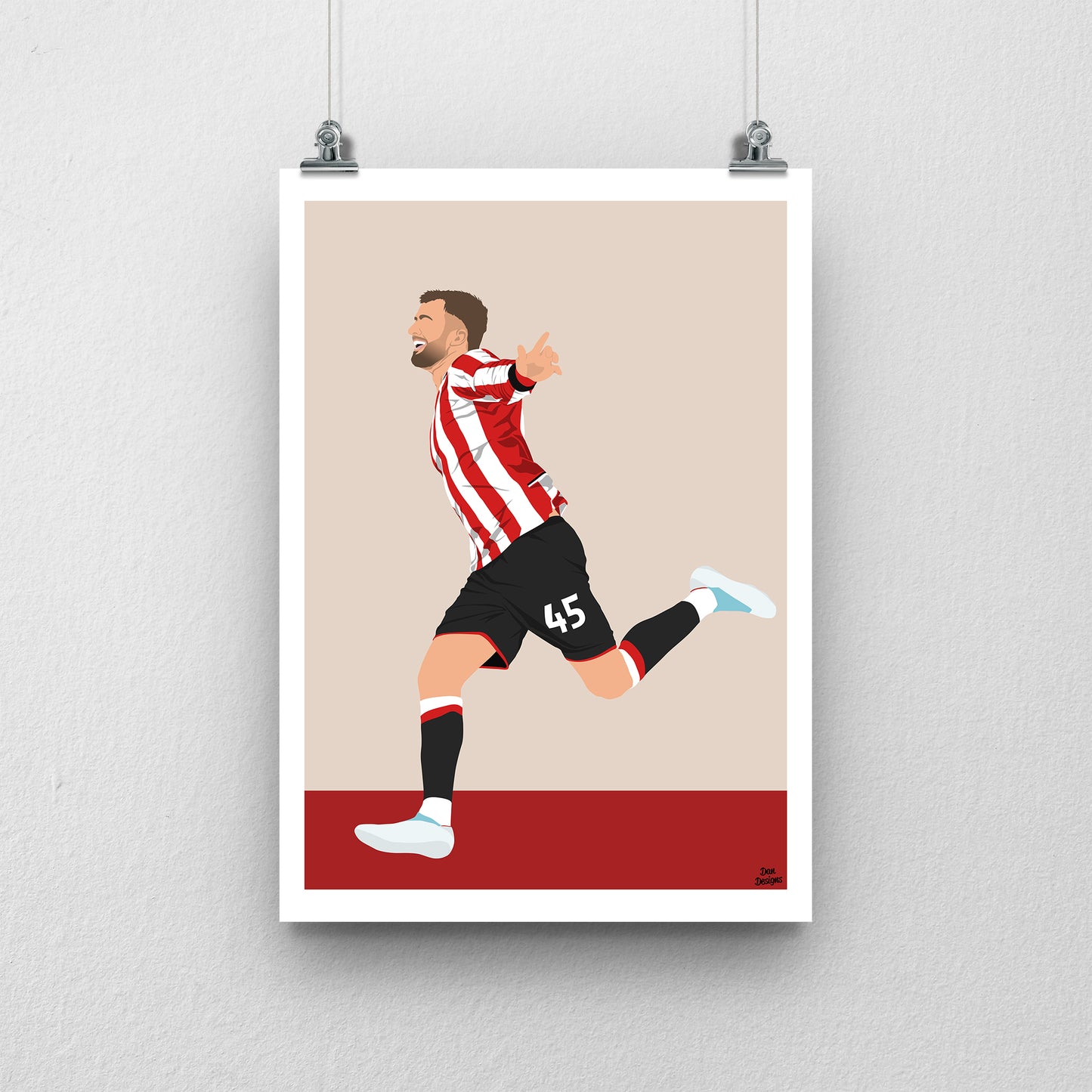 Patrick Bamford Print – Sheffield United Football Artwork