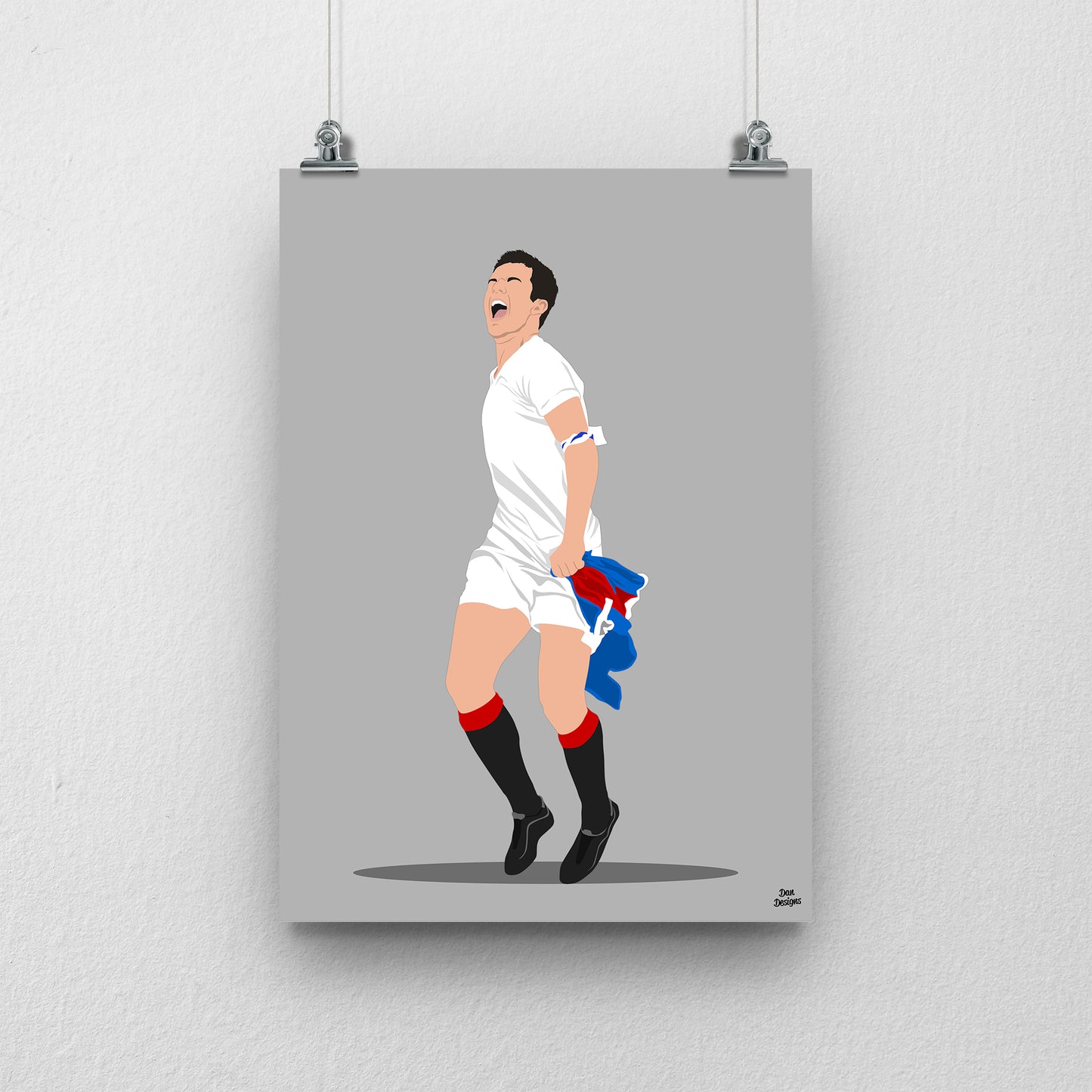 Barry Ferguson Print – Rangers Captain Artwork