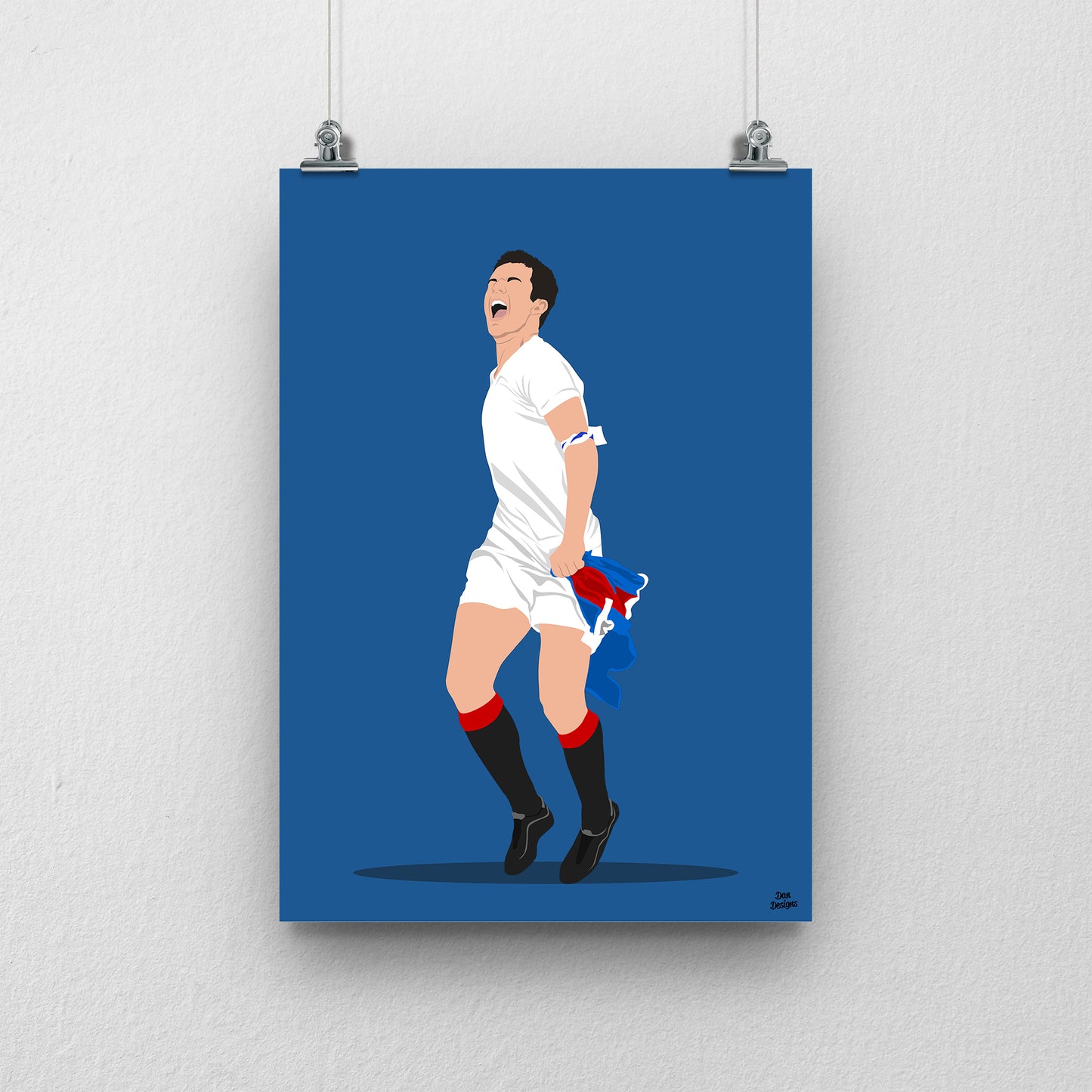 Barry Ferguson Print – Rangers Captain Artwork