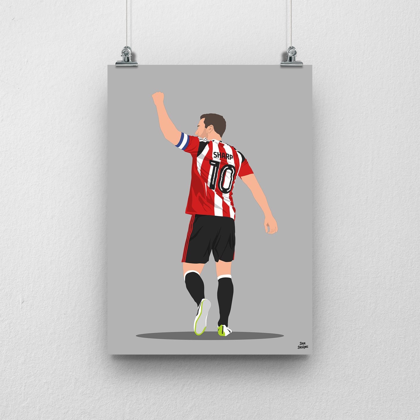 Billy Sharp Print – Sheffield United Football Artwork