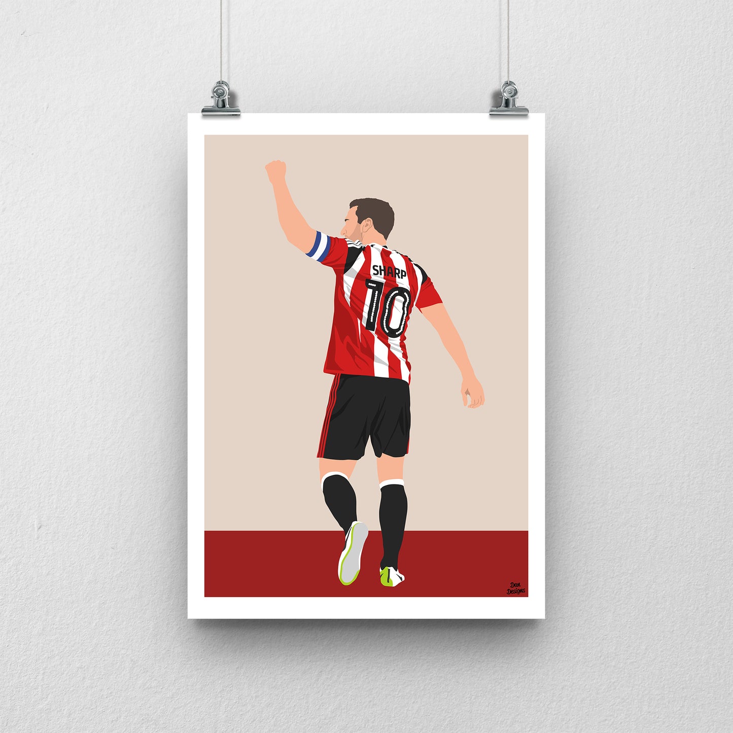 Billy Sharp Print – Sheffield United Football Artwork