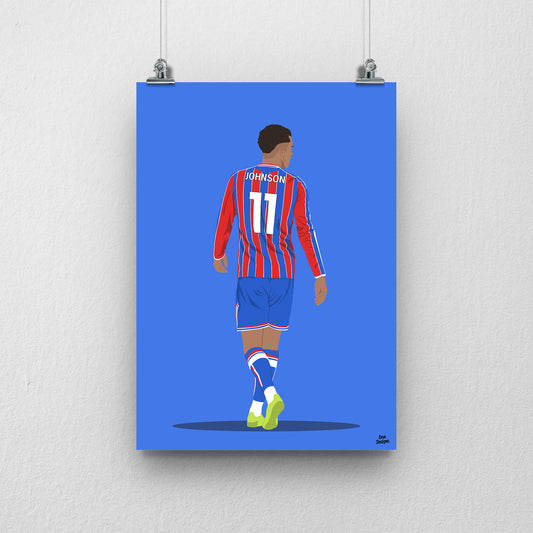 Brennan Johnson Print – Crystal Palace Football Artwork