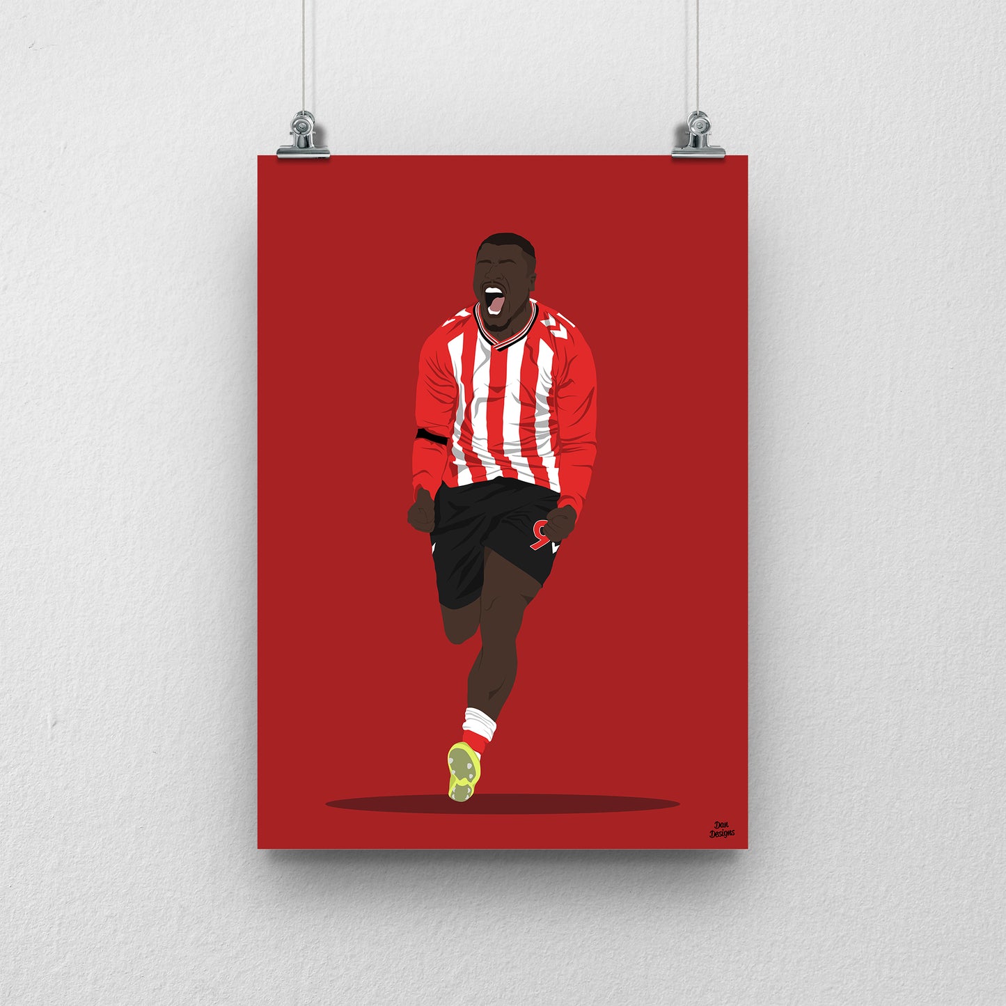 Brian Brobbey Sunderland Print – Football Artwork