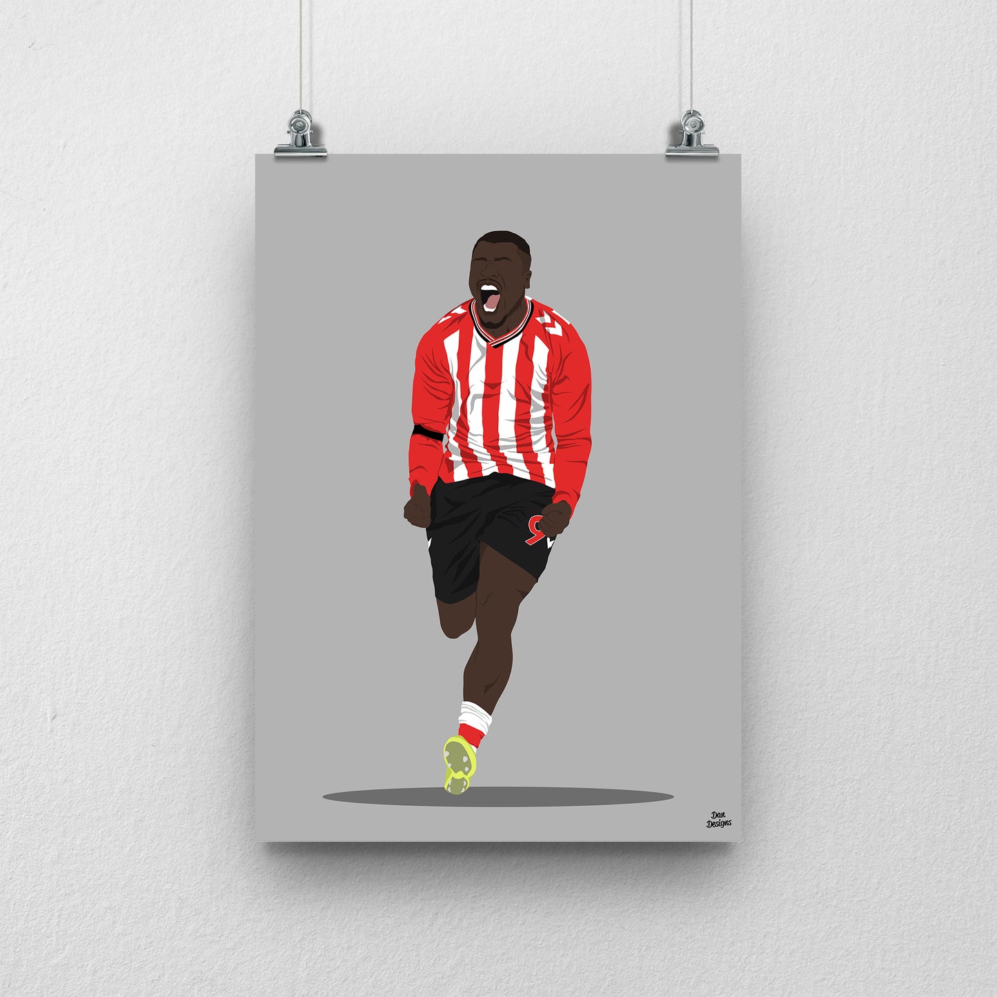 Brian Brobbey Sunderland Print – Football Artwork