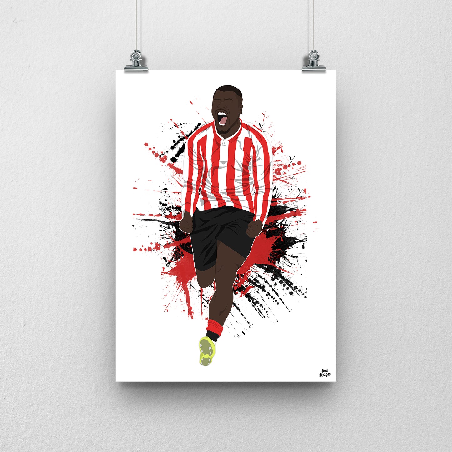 Brian Brobbey Sunderland Print – Football Artwork