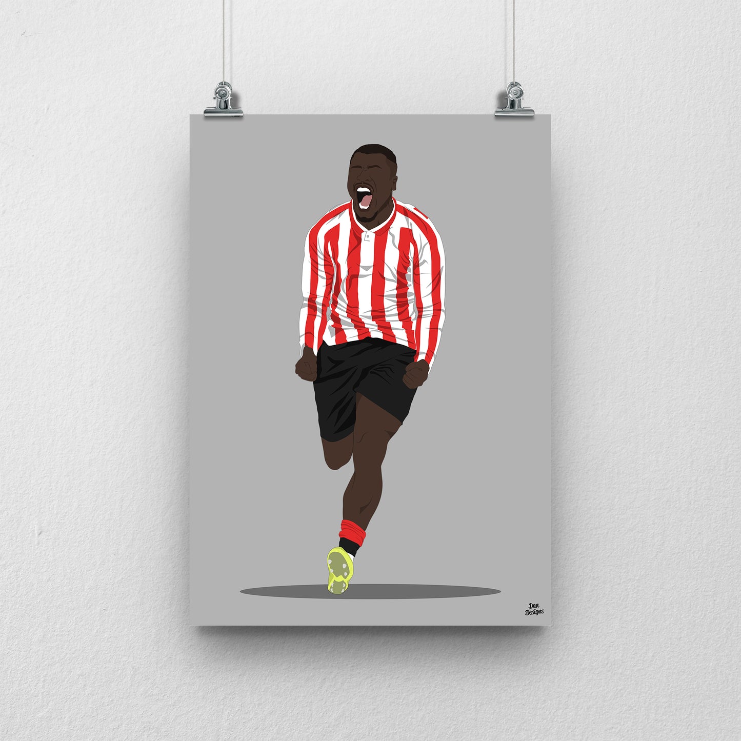 Brian Brobbey Sunderland Print – Football Artwork