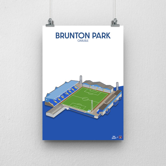 Brunton Park Stadium Print – Carlisle United Football Artwork