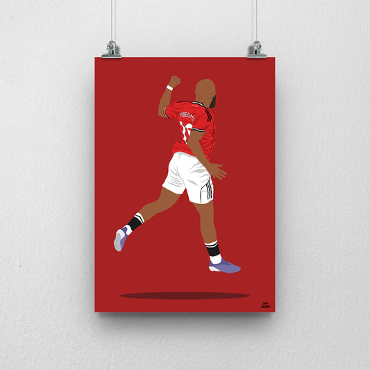 Bryan Mbeumo Print | Manchester United Poster