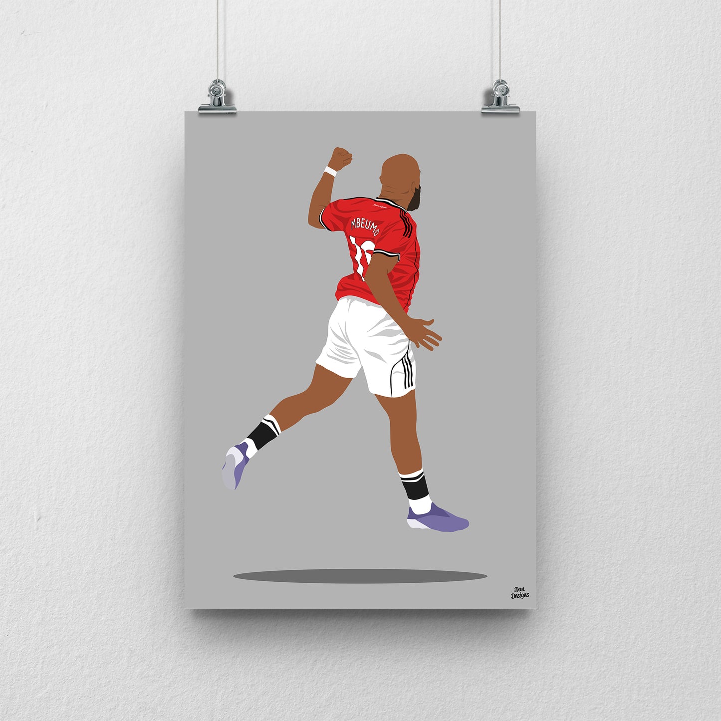 Bryan Mbeumo Print | Manchester United Poster